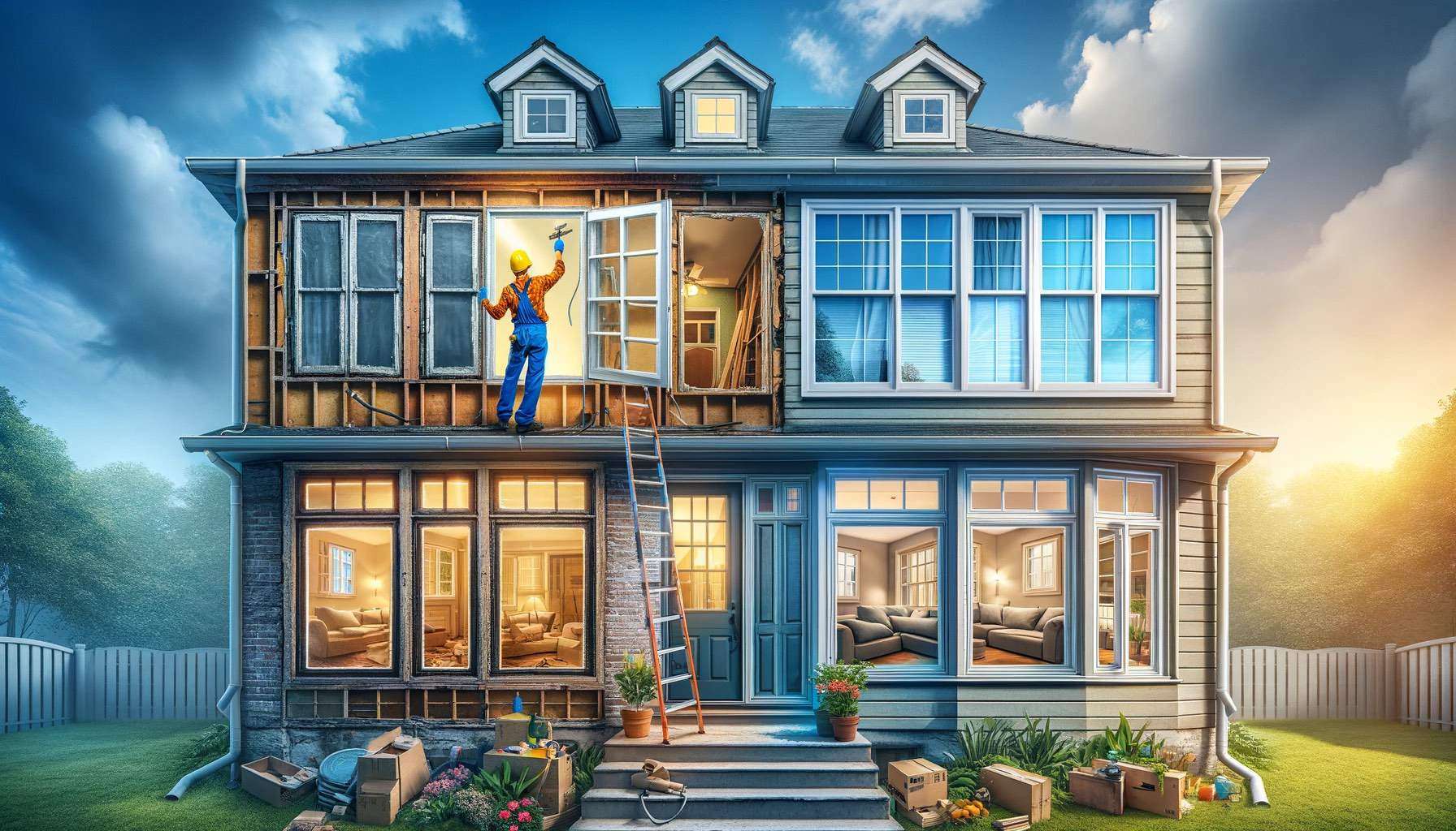 Aggiustatutto Parma -Sostituzione di Vecchie Finestre a Parma - Da Vetro Singolo a Doppia Camera in PVC - Banner